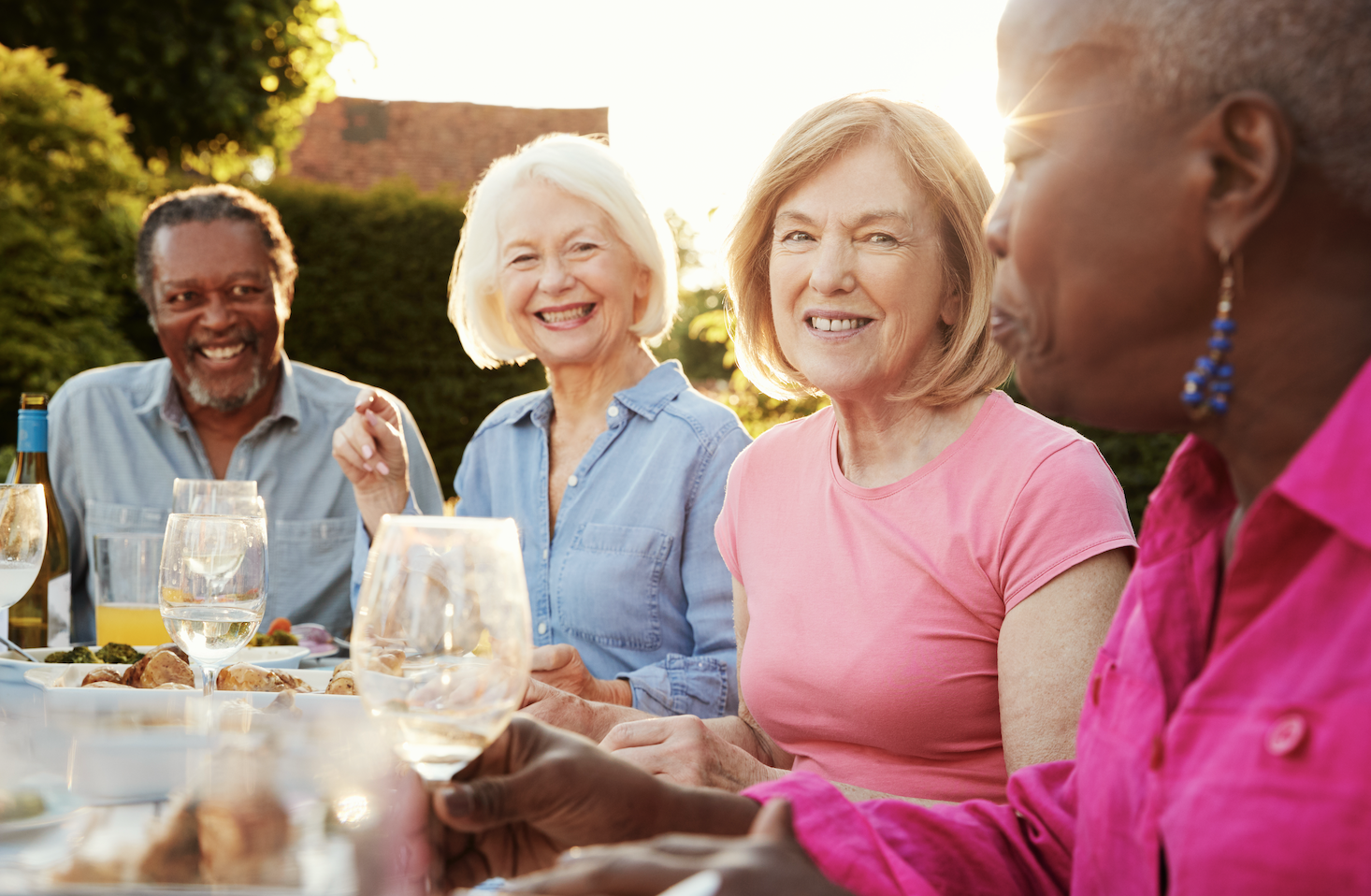 A community of friends together