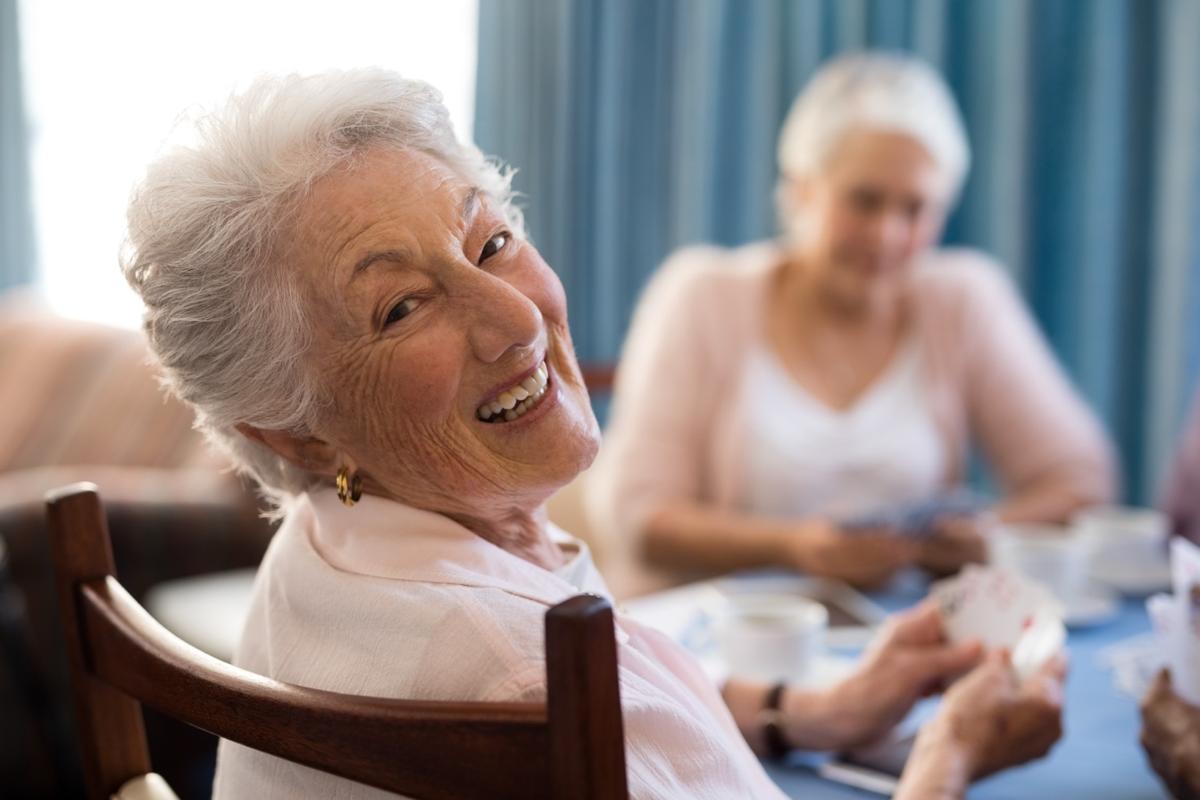 Residents enjoying an activity